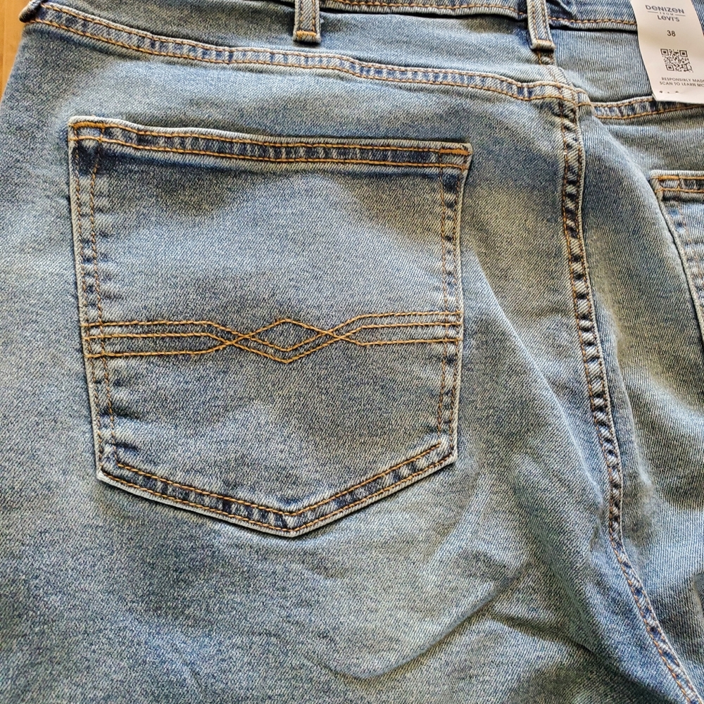 DENIZEN from Levi's Men's Slim Denim 9" Jean Shorts super flex - Vintage - Picture 5 of 11